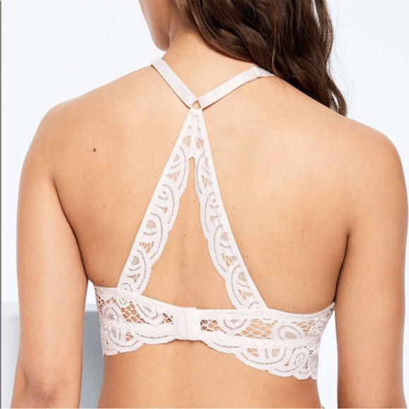 NWT $35 Victoria’s Secret PINK Lace Push-Up Bralette - Picture 2 of 6